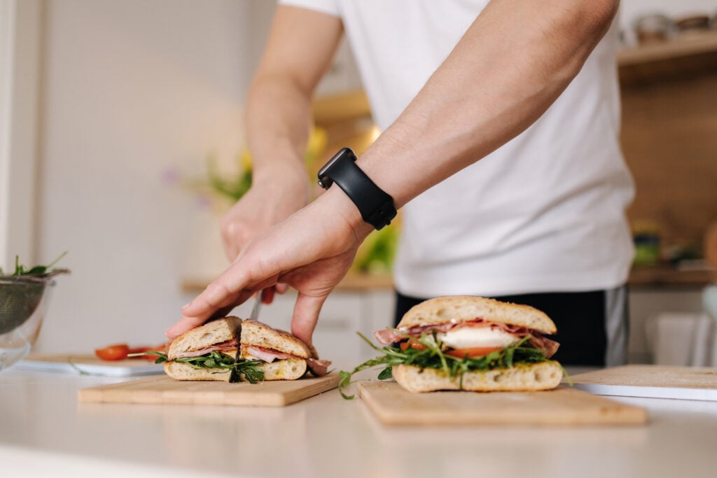 The Right Way to Cut a Sandwich Photo