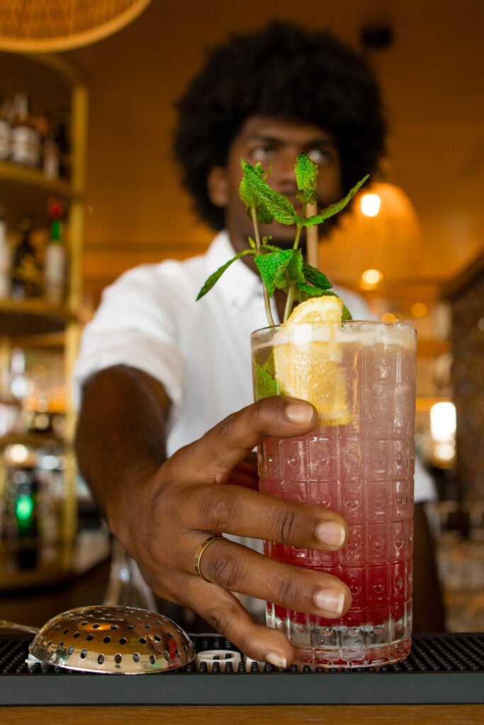 Mocktails to Order at a Bar Image